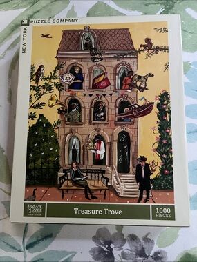 Treasure Trove 1000-Piece Jigsaw Puzzle  Building Scene NY Puzzle Company